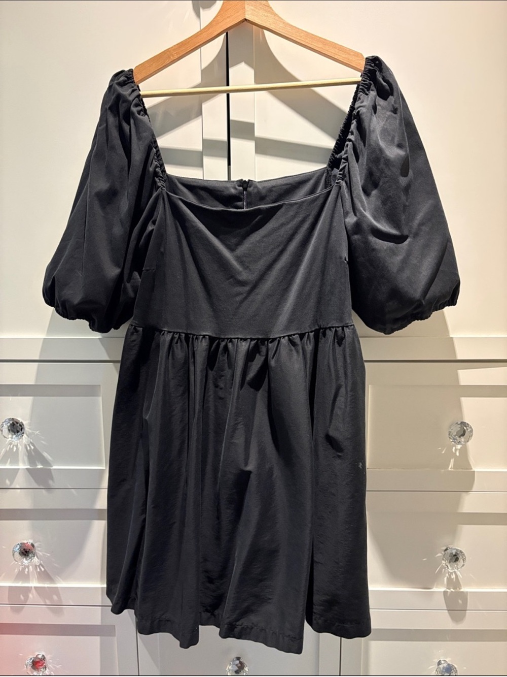 Smash + Tess X Jillian Harris Puff Sleeve Mini Dress Sz L - Picture 2 of 5